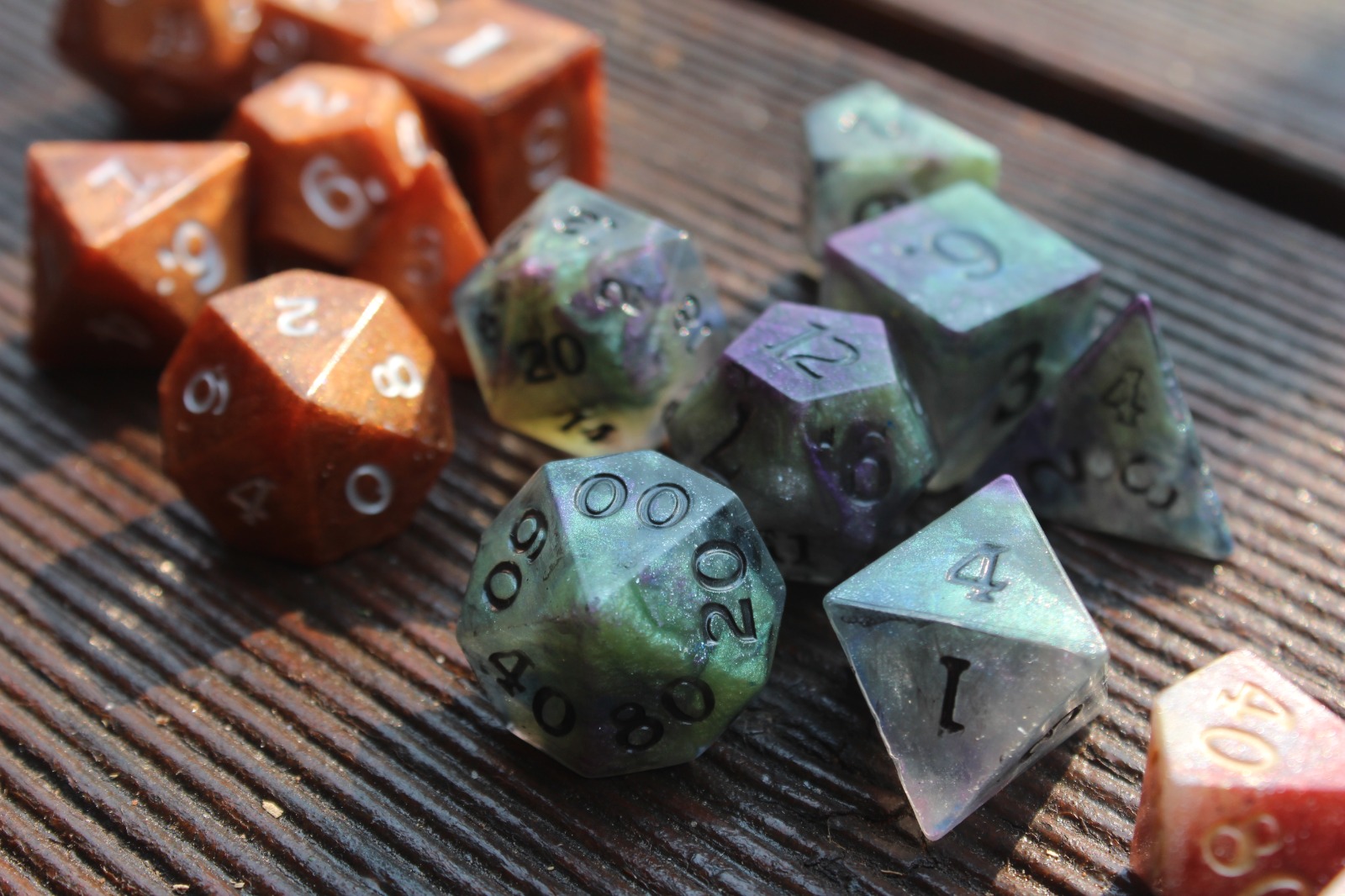 Handmade Resin Dice example 2