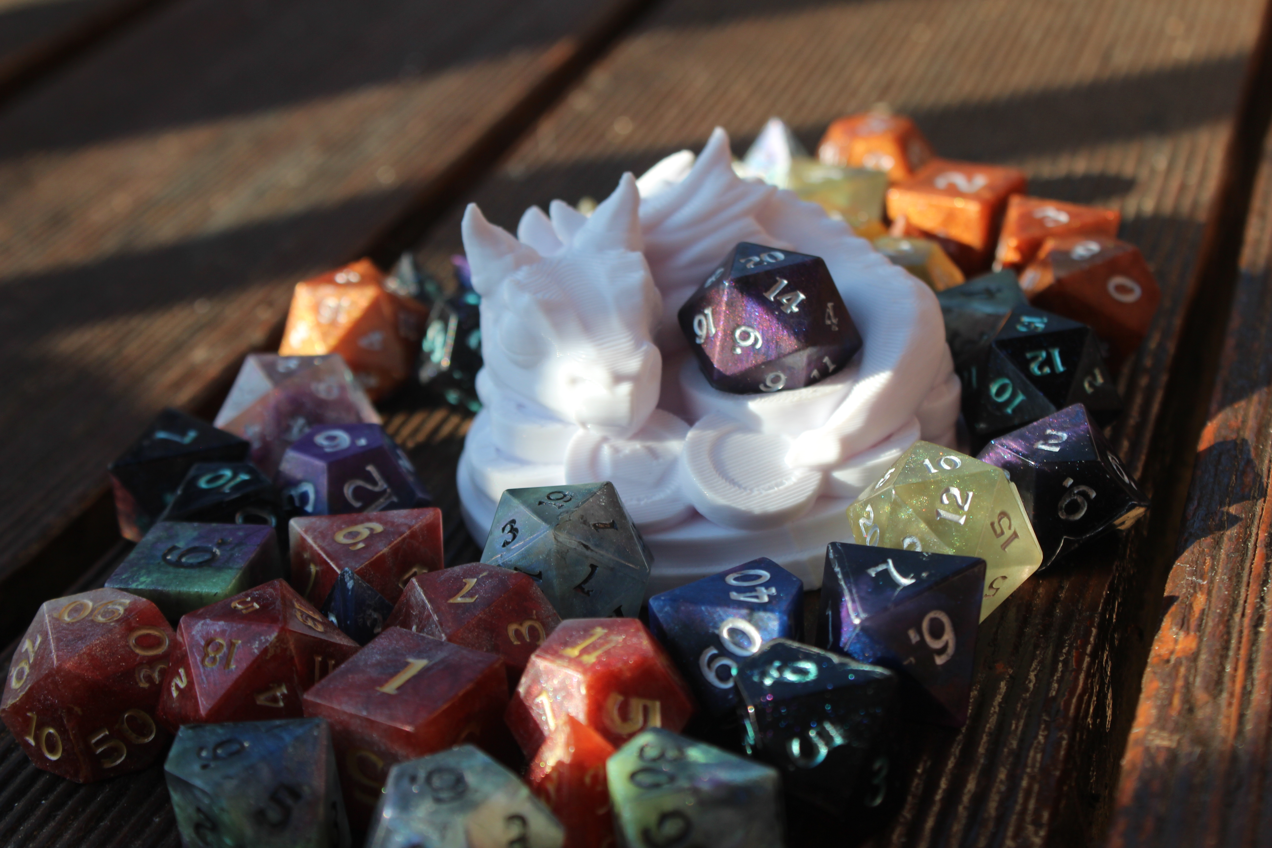 Handmade Resin Dice example 39