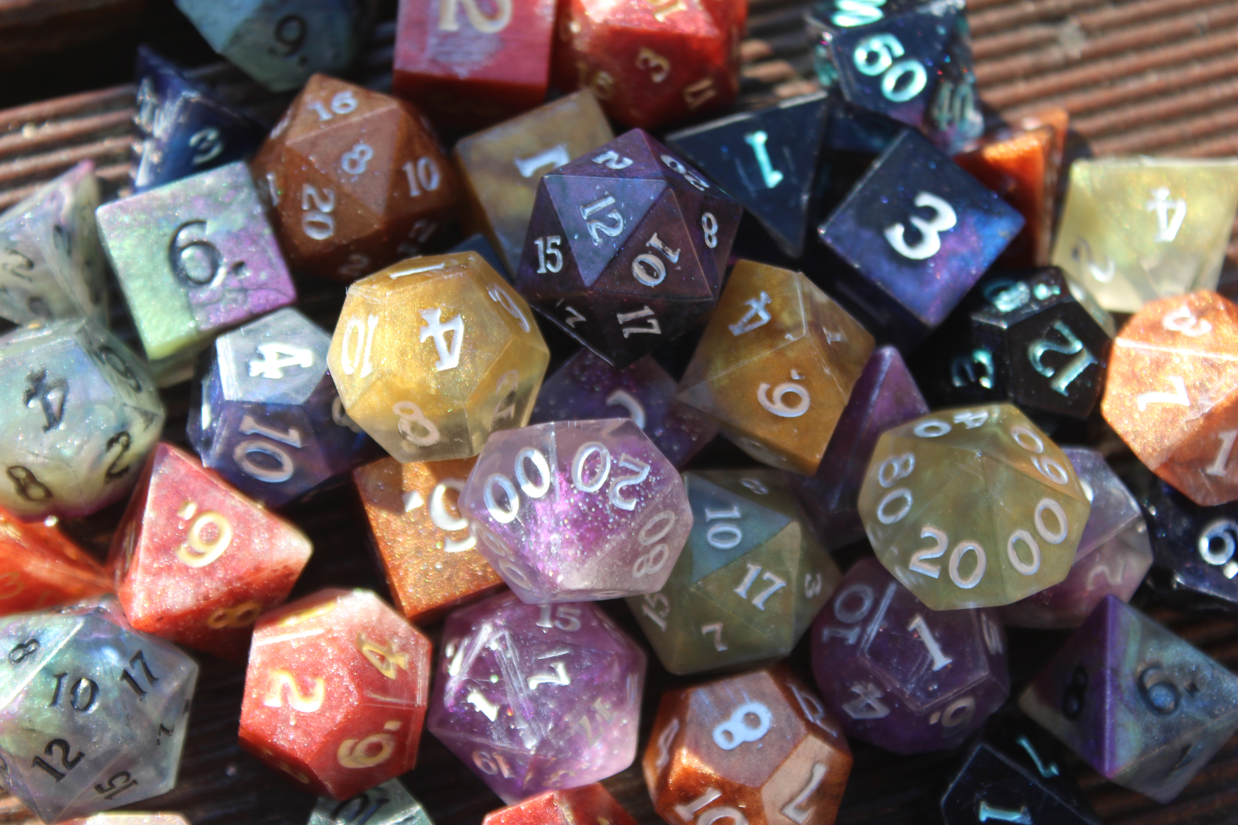 Handmade Resin Dice example 46