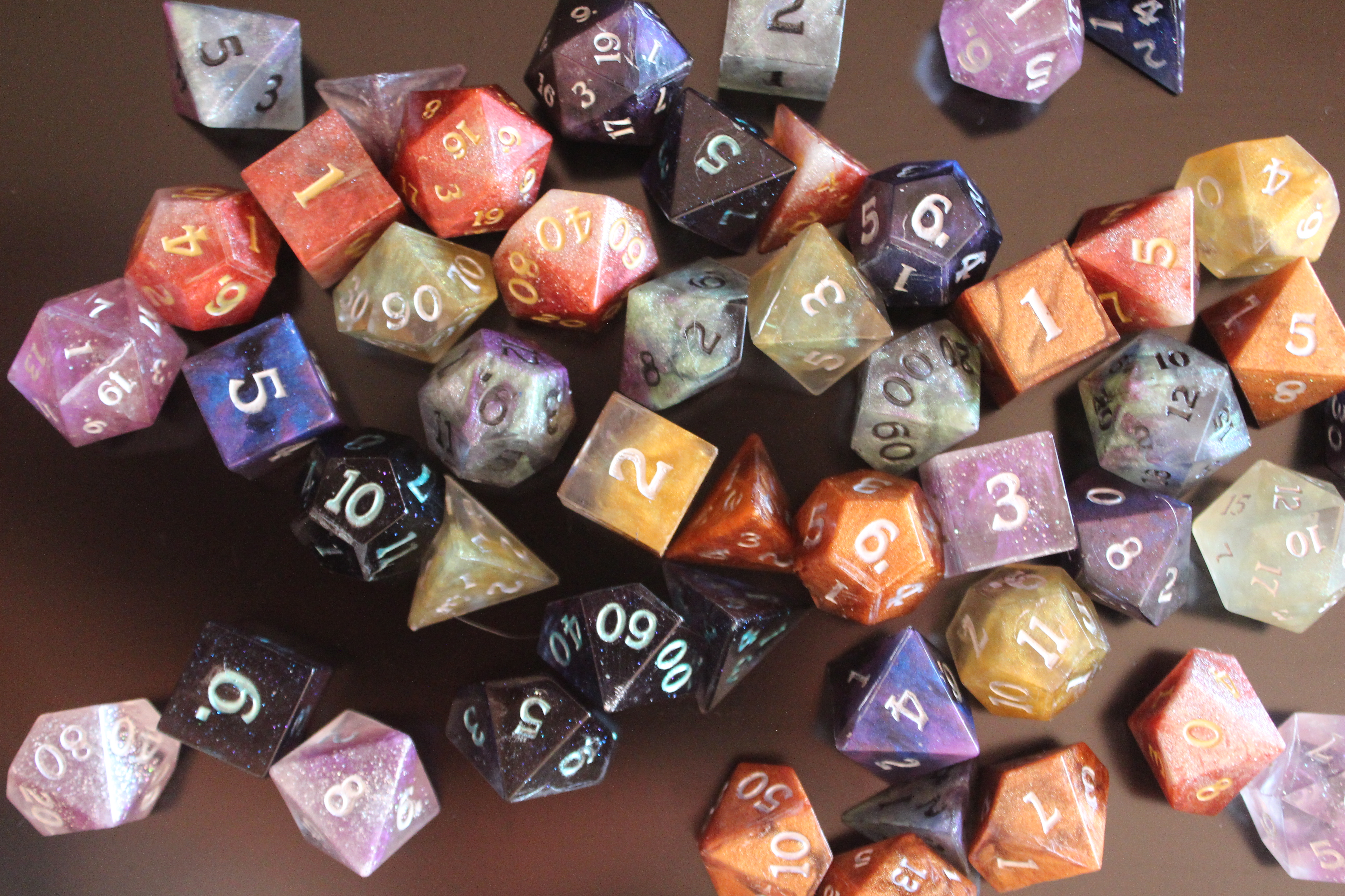Handmade Resin Dice example 56