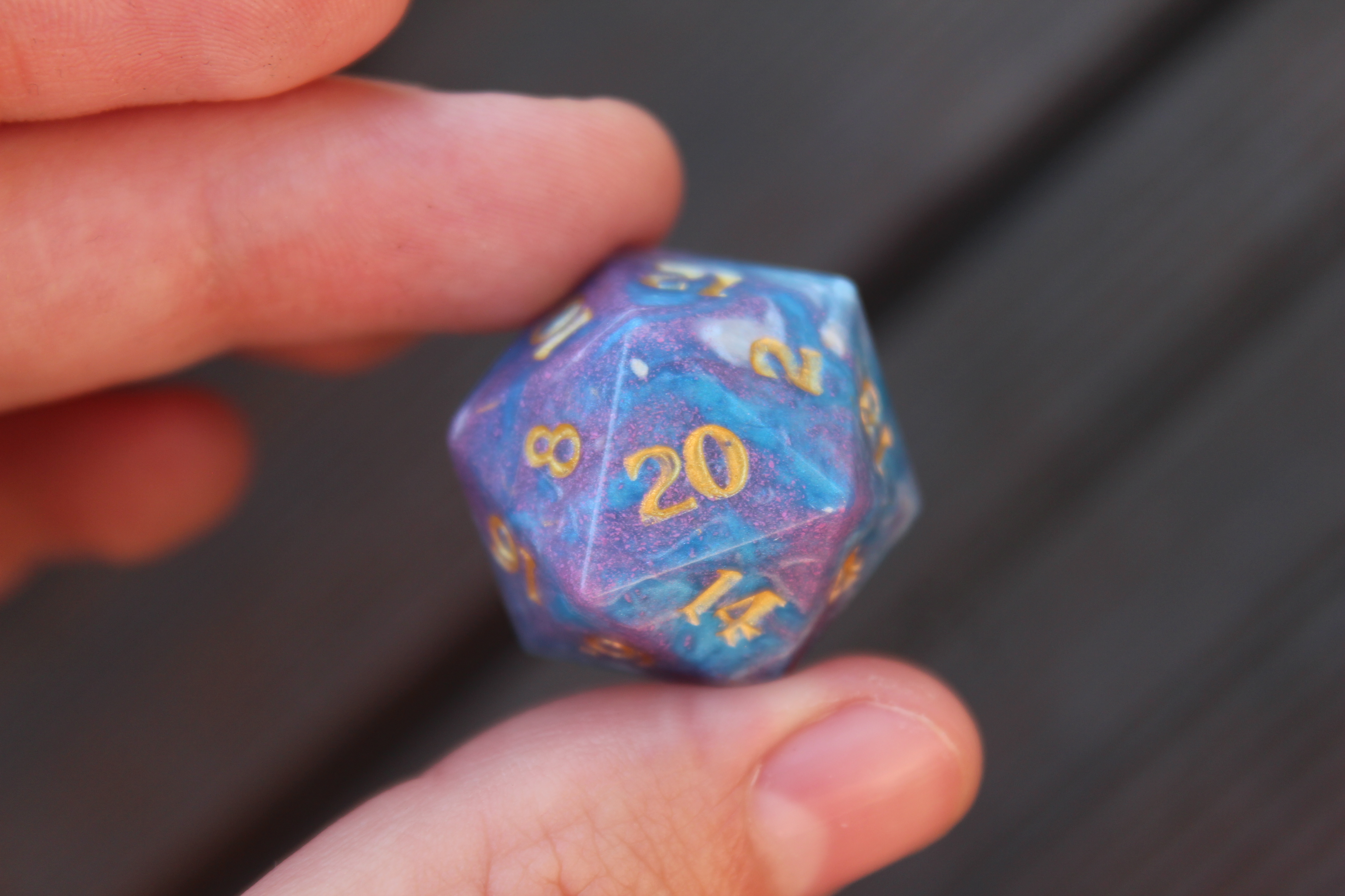 Handmade Resin Dice example 57