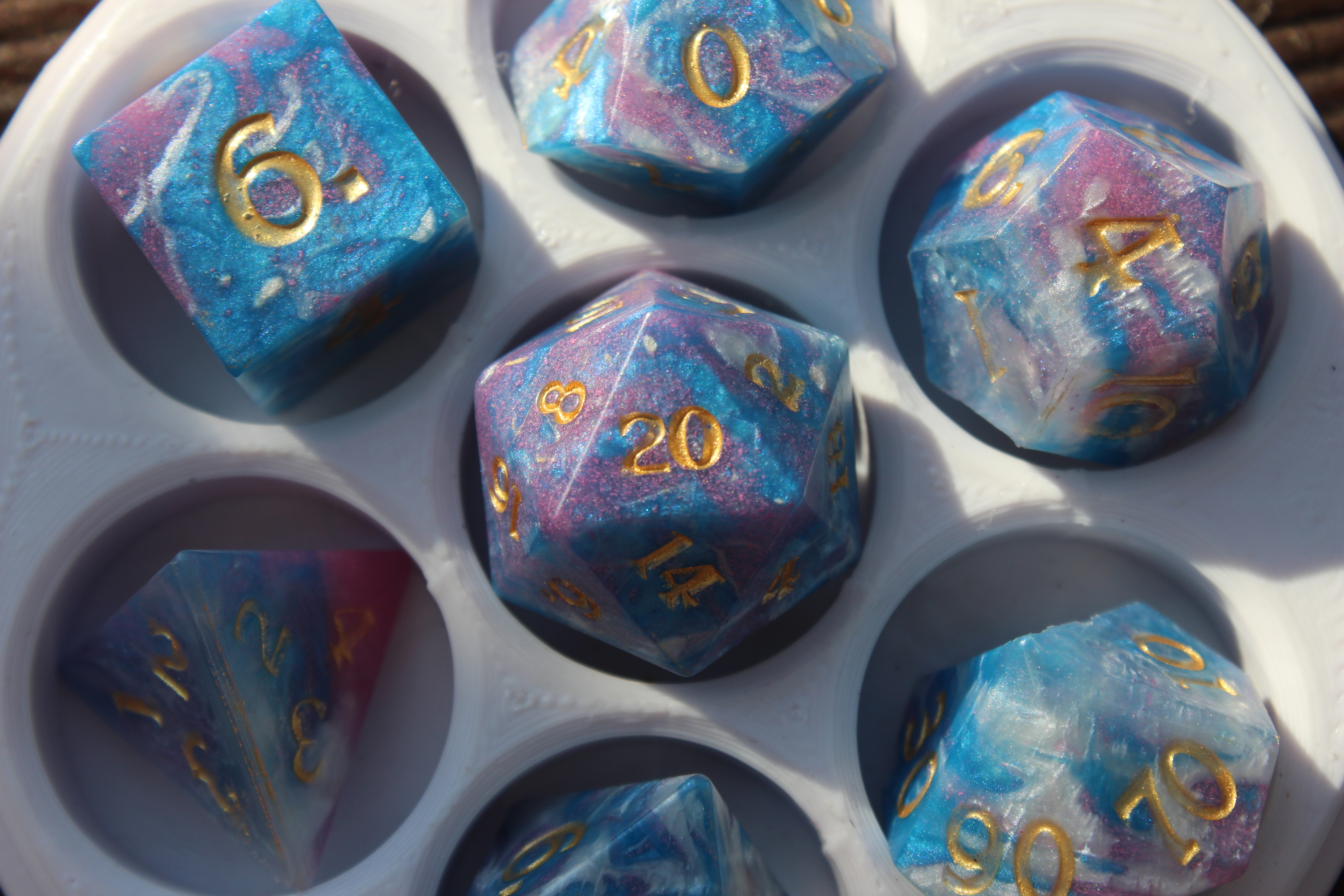 Handmade Resin Dice example 71