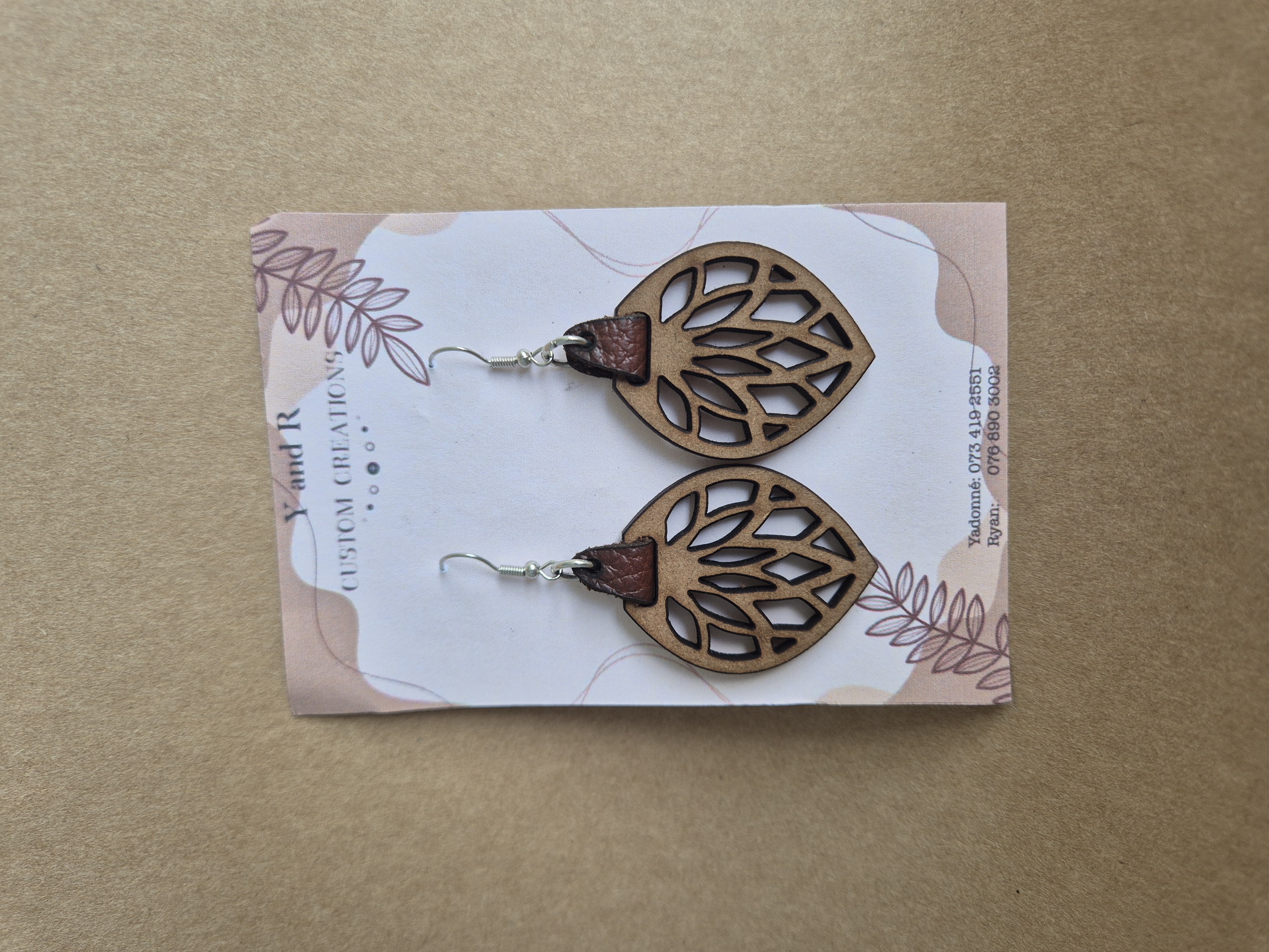 Laser-Cut Earrings example 4