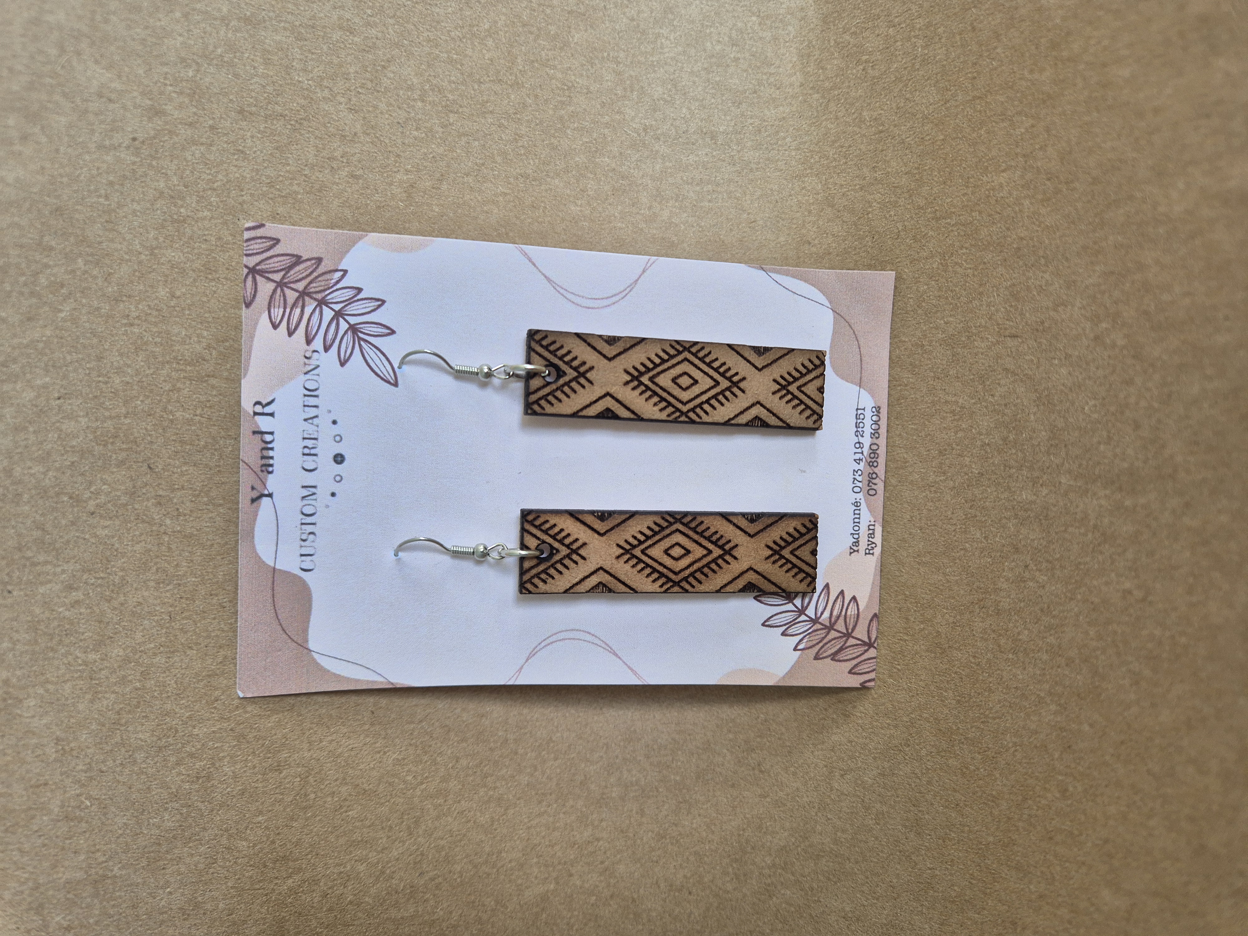 Laser-Cut Earrings example 5